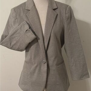 Nicole Miller Classic Gray Blazer